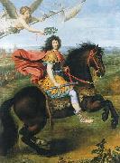 Louis XIV of France riding a horse, Pierre Mignard